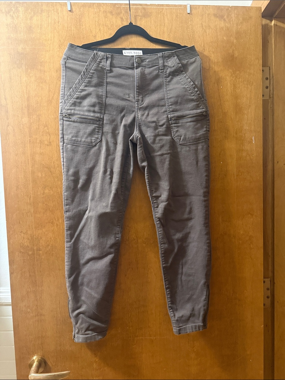 Knox Rose Men's Brownish Taupe Cargo Pants